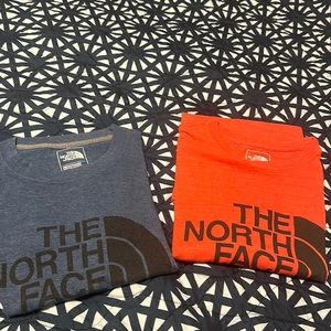 Pair of the north face shirts